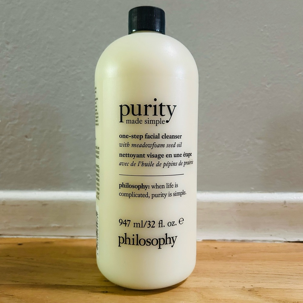 SEALED Philosophy Purity Made Simple One-Step Facial Cleanser 32oz